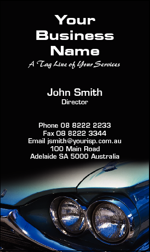 Business Card Design 761 for the Automotive Industry.