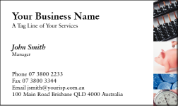 Business Card Design 175 for the Secretarial Industry.