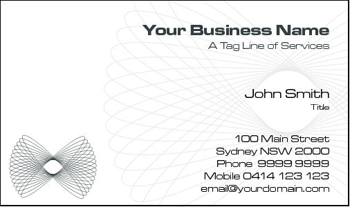 Business Card Design 791 for the Academic Industry.