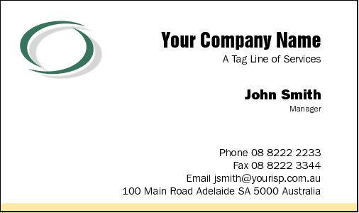 Business Card Design 18 for the Consulting Industry.