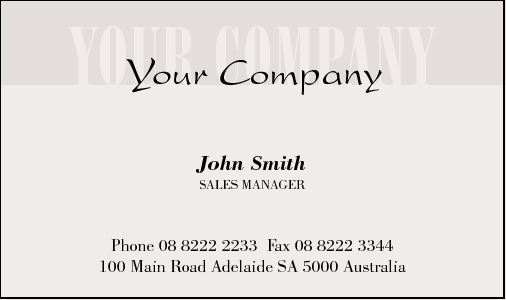 Business Card Design 343 for the Accounting Industry.