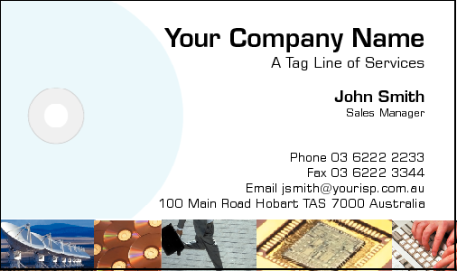 Business Card Design 183 for the IT Industry.
