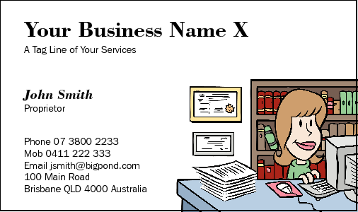 Business Card Design 206 for the Law Industry.