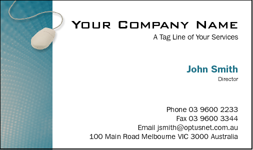 Business Card Design 767 for the Computer Repair Industry.