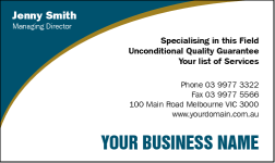 Business Card Design 492 for the Accounting Industry.
