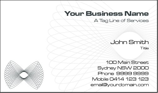 Business Card Design 791 for the Architectural Industry.