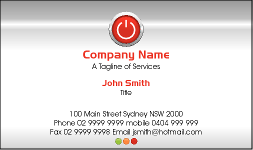 Business Card Design 1763