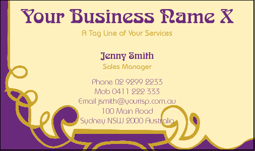 Business Card Design 1981