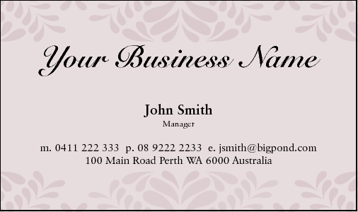 Business Card Design 3664