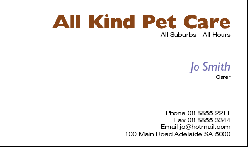 Business Card Design 561
