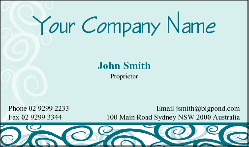 Business Card Design 2138