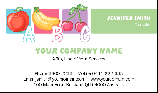 Business Card Design 3760