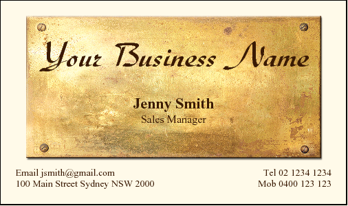 Business Card Design 2190