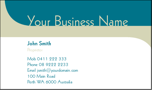 Business Card Design 2741