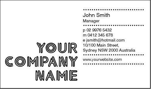 Business Card Design 3604