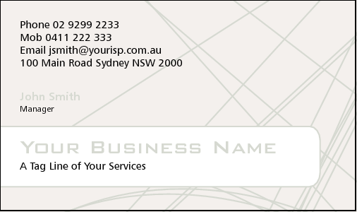 Business Card Design 2854