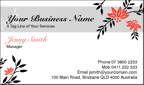 Business Card Design 3239