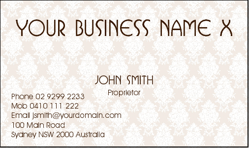 Business Card Design 2051