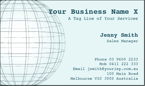 Business Card Design 2050
